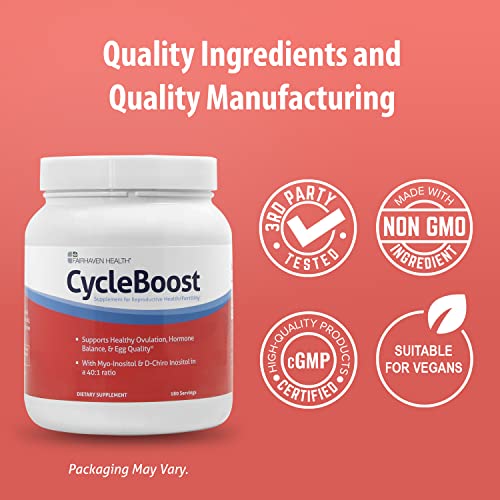 Fairhaven Health Vegan Myo-Inositol and D-Chiro Inositol Powder | 40:1 Ratio | Hormone - Maple Wellness Supplements