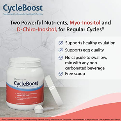 Fairhaven Health Vegan Myo-Inositol and D-Chiro Inositol Powder | 40:1 Ratio | Hormone - Maple Wellness Supplements