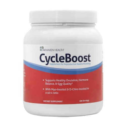 Fairhaven Health Vegan Myo-Inositol and D-Chiro Inositol Powder | 40:1 Ratio | Hormone - Maple Wellness Supplements