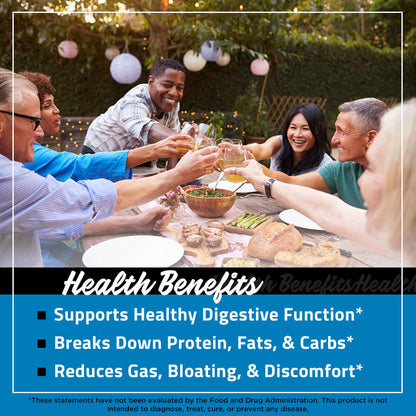 FarmHaven Digestive Enzymes with 18 Probiotics & Herbs | Papaya, Bromelain, Protease & More for Lactose Absorption & Better Digestion | Helps Bloating - Maple Wellness Supplements