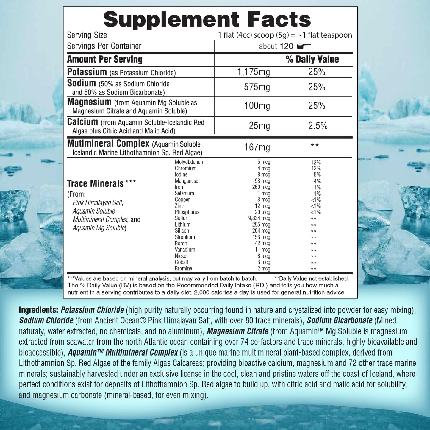 Fast Lyte Fasting Electrolyte Supplement Powder | No Sugar Unflavored Raw Electrolytes | 25% RDI Magnesium and Potassium with Trace Minerals | Carnivore & Keto Friendly - Maple Wellness Supplements