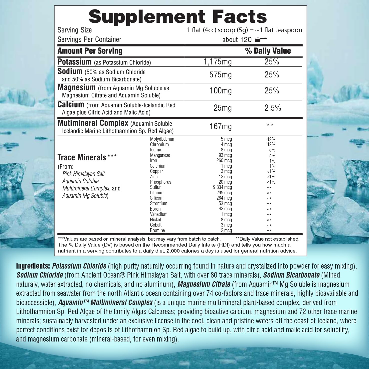 Fast Lyte Fasting Electrolyte Supplement Powder | No Sugar Unflavored Raw Electrolytes | 25% RDI Magnesium and Potassium with Trace Minerals | Carnivore & Keto Friendly - Maple Wellness Supplements