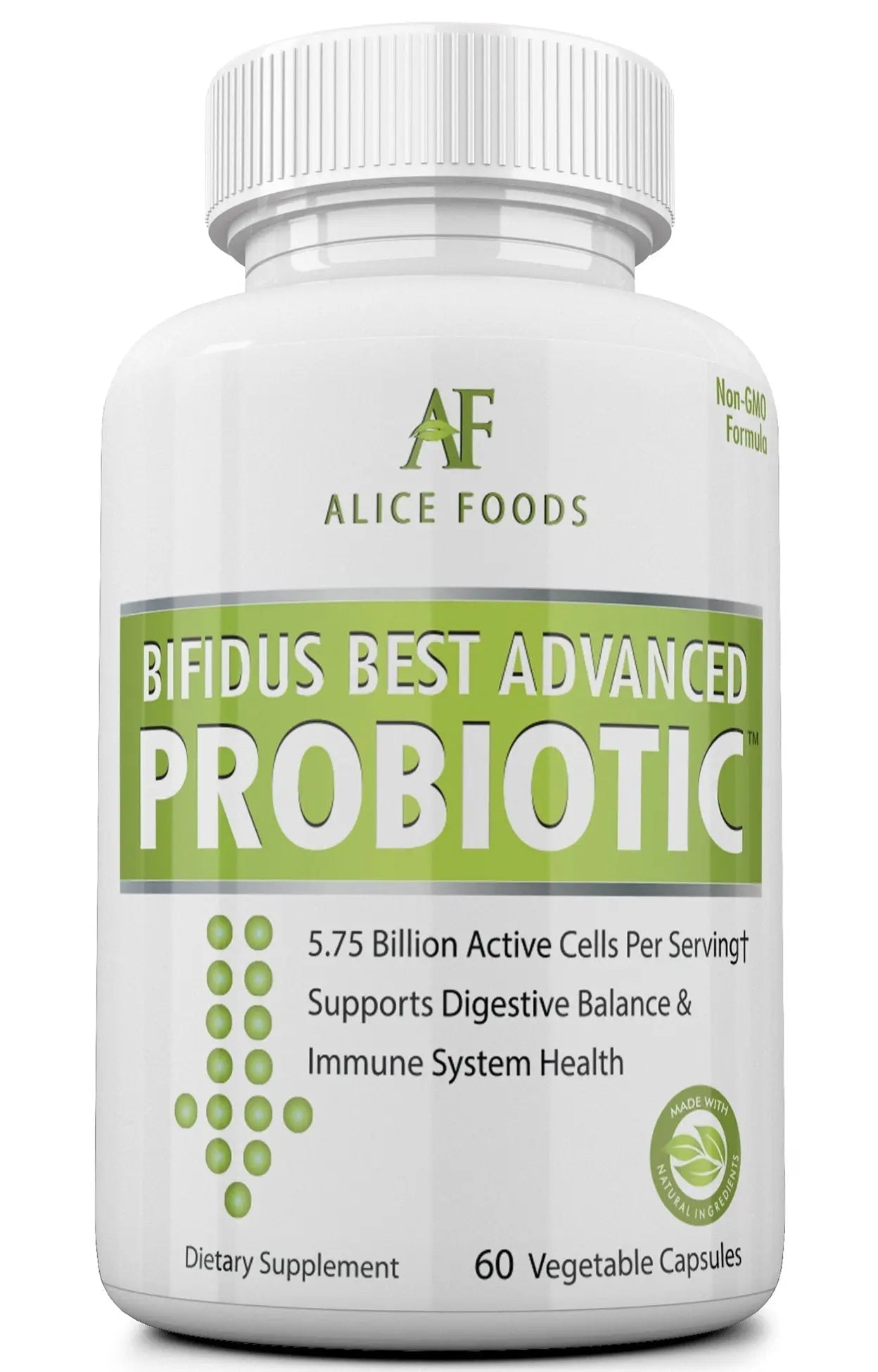 Fast Natural Bloating Relief - Bifidus Best Advanced Probiotic 60 Day + Kombucha Guide - Premium Probiotics for Men and Women - for Intestinal Problems, Bloating, Diarrhea, Gas, Bladder, UTI - Maple Wellness Supplements