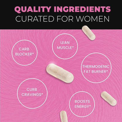 Fat Burner Pills for Women - Thermogenic Supplement, Metabolism Booster, and Appetite - Maple Wellness Supplements