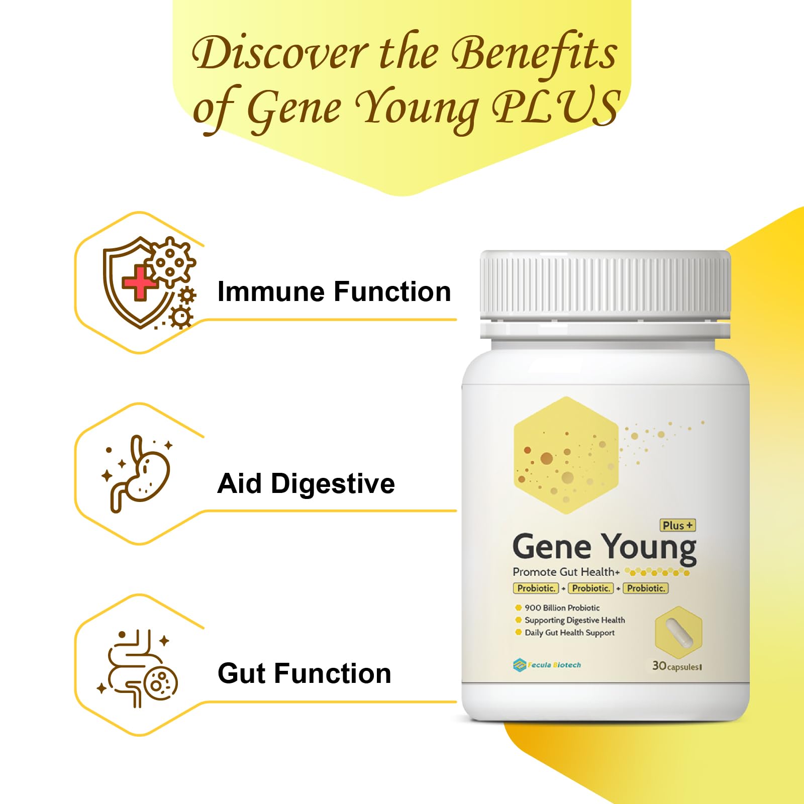 Fecula Biotech Superfood Resistant Starch,Prebiotics Supplement,Bifidobacterium longum - Maple Wellness Supplements