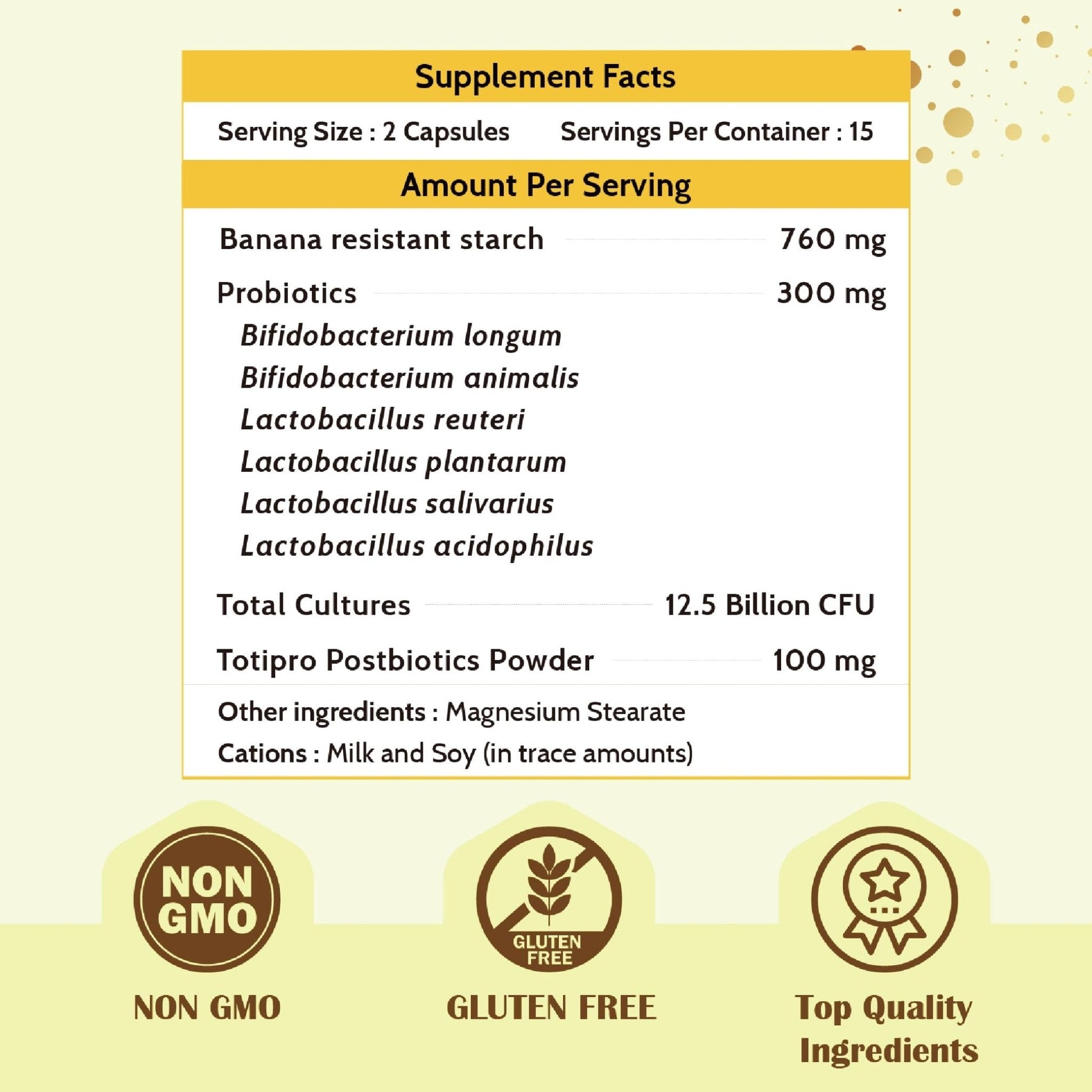 Fecula Biotech Synbiotic for Gut Health | 3-in-1 Daily Prebiotic, Probiotic, Postbiotic for Digestive Health, Bloat & Immune Support - Maple Wellness Supplements