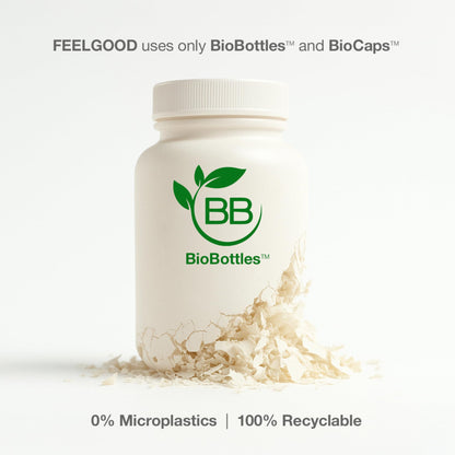 Feelgood Company NAD+ Supplement - Anti-Aging & Cellular Energy Support - Supports Energy, Cognitive Function & Cellular Health - 60 Capsules - NAD+ Precursor - Maple Wellness Supplements