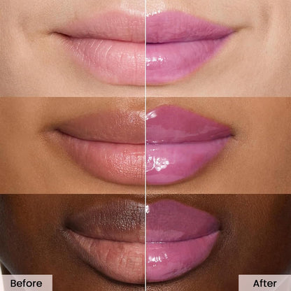 FeiCuiYun Lip Tinted Glowy Balm Hydrating Tinted Lip Serum Lip Gloss, Ultra-Hydrating Natural Vegan Lip Balm, Sheer-Tinted Shine & Hydration, Soothes & Softens Dry Lips Skincare (Light Pink) - Maple Wellness Supplements