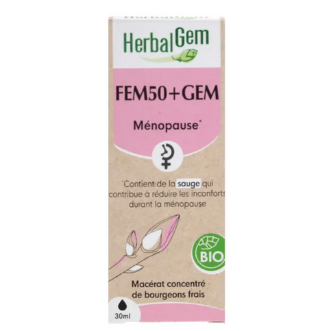 Fem 50+ Gem Flacon 30 ml Complexe Femme 50+ GC22 HERBALGEM - Maple Wellness Supplements
