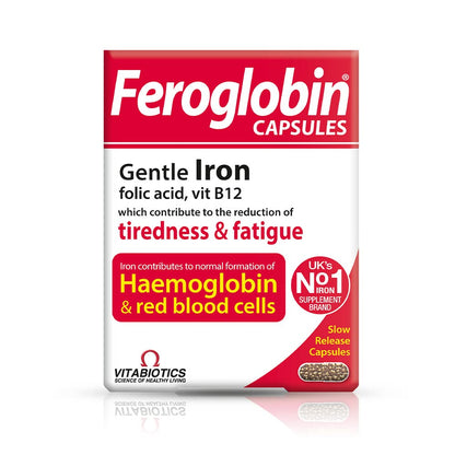 Feroglobin Iron Capsule Helps to reduce tiredness and fatigue - Maple Wellness Supplements