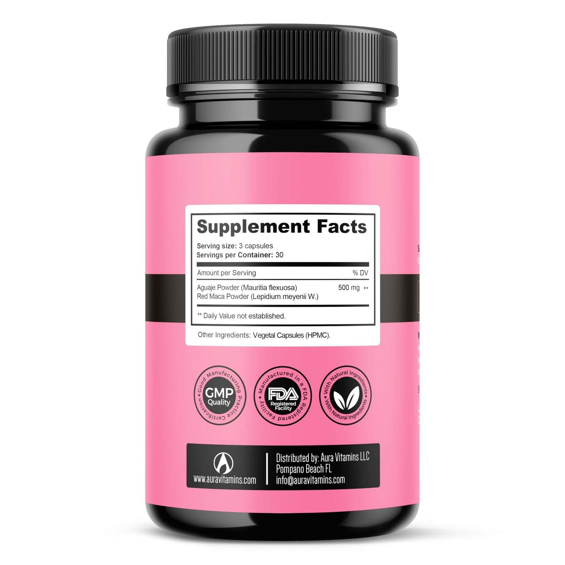 Fertili-t Female (90 Caps) Natural Fertility Support, Hormonal Balance & Prenatal Vitamins for Women, Conception Support, Natural Fertility Supplement with Aguaje & Red Maca (30-Day Supply) (1) - Maple Wellness Supplements