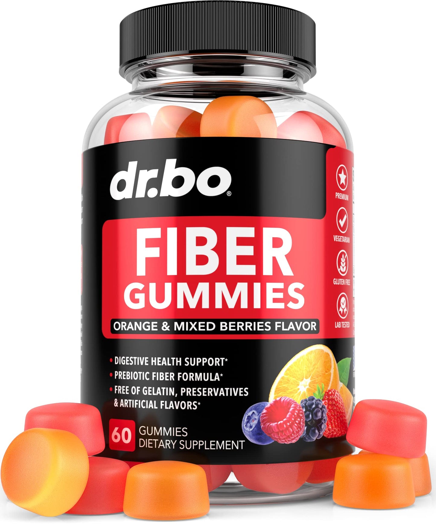 Fiber Gummies for Adults & Kids - Tasty Gummy Prebiotic Fiber Supplement for Max Digest - Maple Wellness Supplements