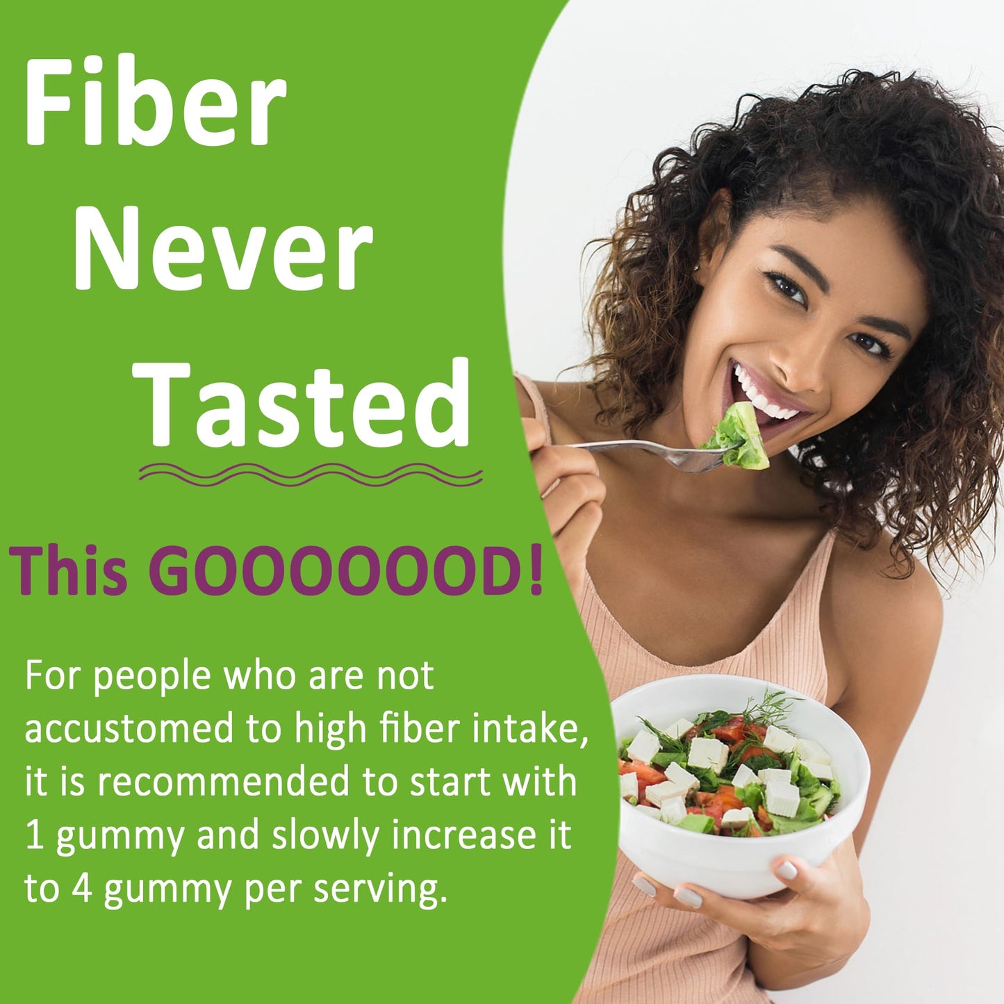 Fiber Gummies for Adults, Sugar Free 10g Prebiotic Fiber Supplement with Digestive Enzymes, Probiotics & 100mg Betaine for Digestive & Gut Health - Maple Wellness Supplements