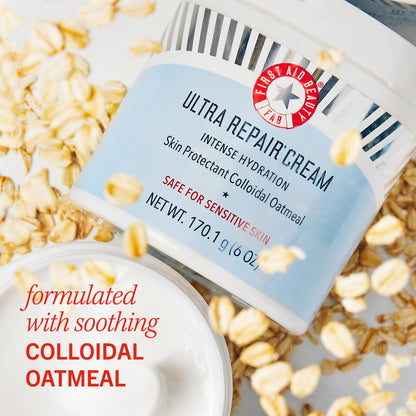 First Aid Beauty - Ultra Repair Cream, Intense Hydration Whipped Colloidal Oatmeal, Clinically Proven to Strengthen Skin Barrier in 7 Days - Maple Wellness Supplements