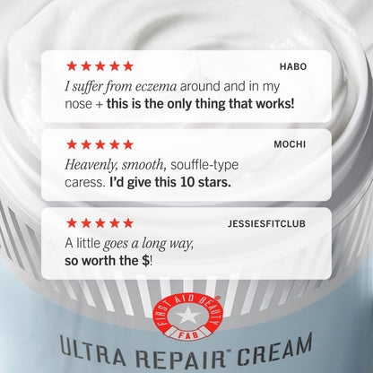 First Aid Beauty - Ultra Repair Cream, Intense Hydration Whipped Colloidal Oatmeal, Clinically Proven to Strengthen Skin Barrier in 7 Days - Maple Wellness Supplements