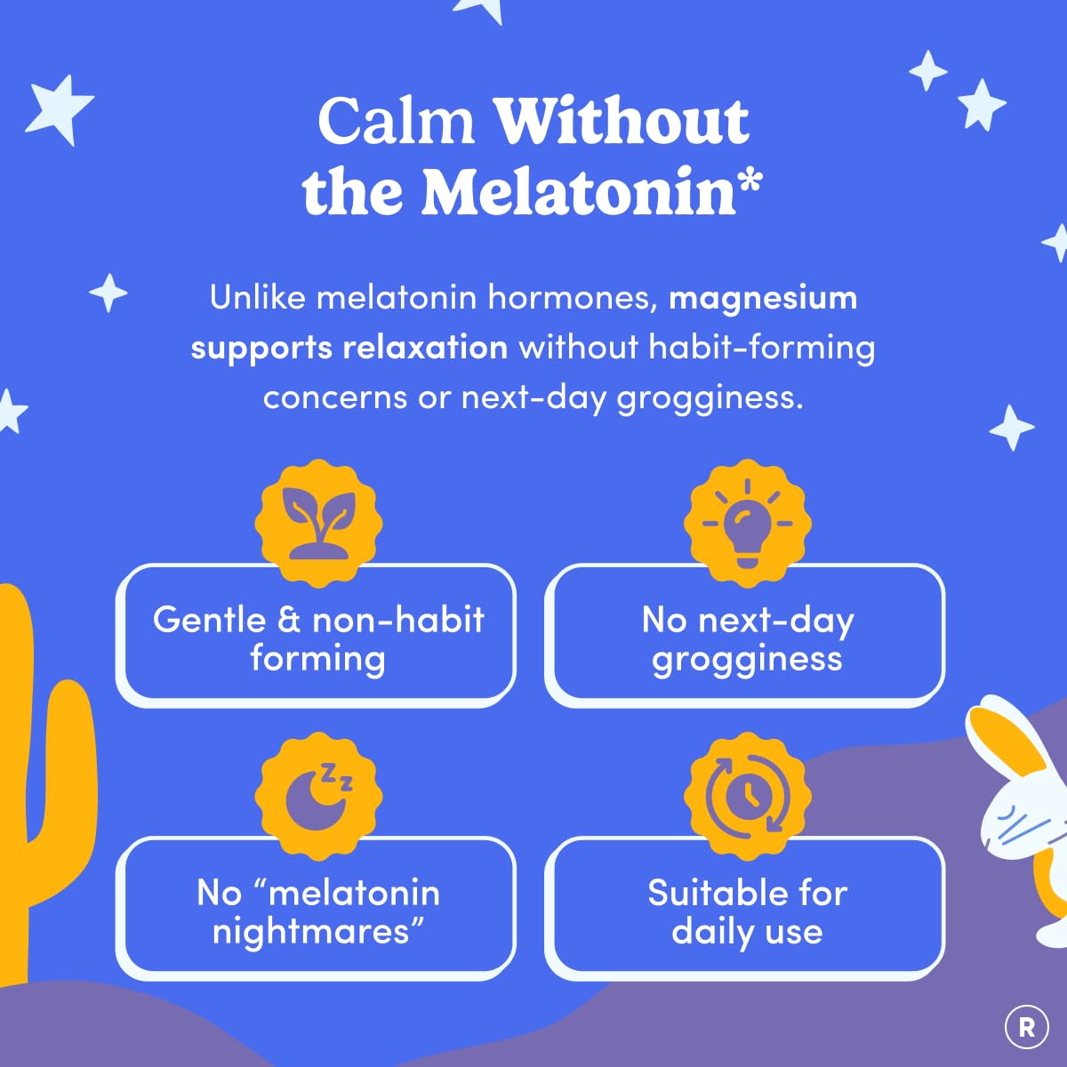 FIRST DAY Kids Magnesium Citrate Gummies (Ages 4+) with No Melatonin | Calm Kids Magnesium Gummies | Bedtime Supplement for Better Sleep with Suntheanine - Maple Wellness Supplements