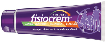 Fisiocrem Solugel Arnica Cream - Arnica Montana & Calendula Cream for Muscle Massage, Muscle Rub for Neck, Shoulders and Back - 250ml - Maple Wellness Supplements