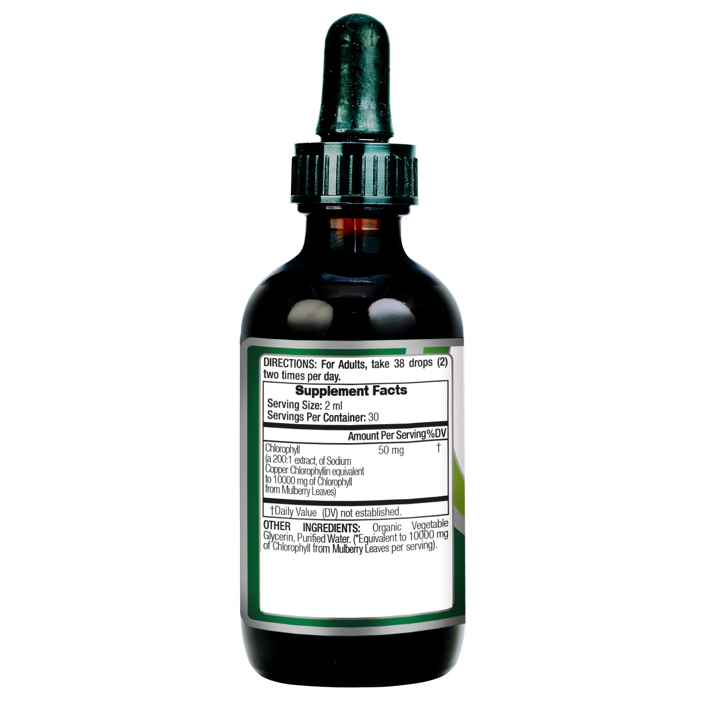 FITO MEDIC'S Lab | Liquid Chlorophyll | Chlorophyll Liquid Drops | 50 mg 200:1 Ratio Extract per Serving. - Maple Wellness Supplements