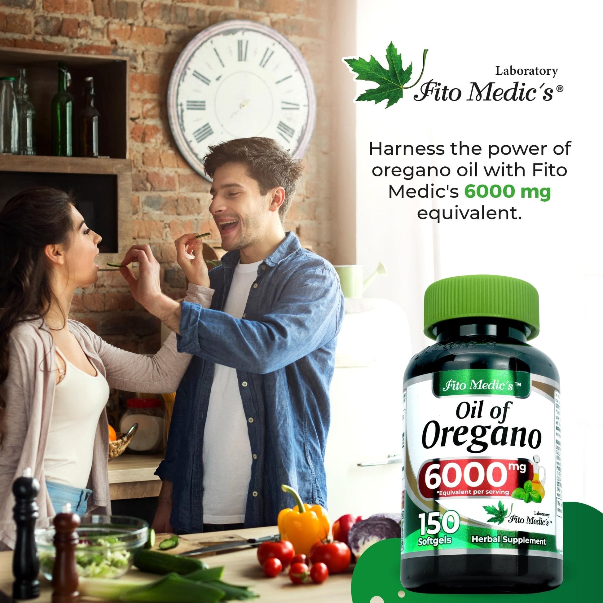 FITO MEDIC'S Lab | Oil of Oregano | 150 softgels | Oregano Oil | Herbal Supplement. - Maple Wellness Supplements