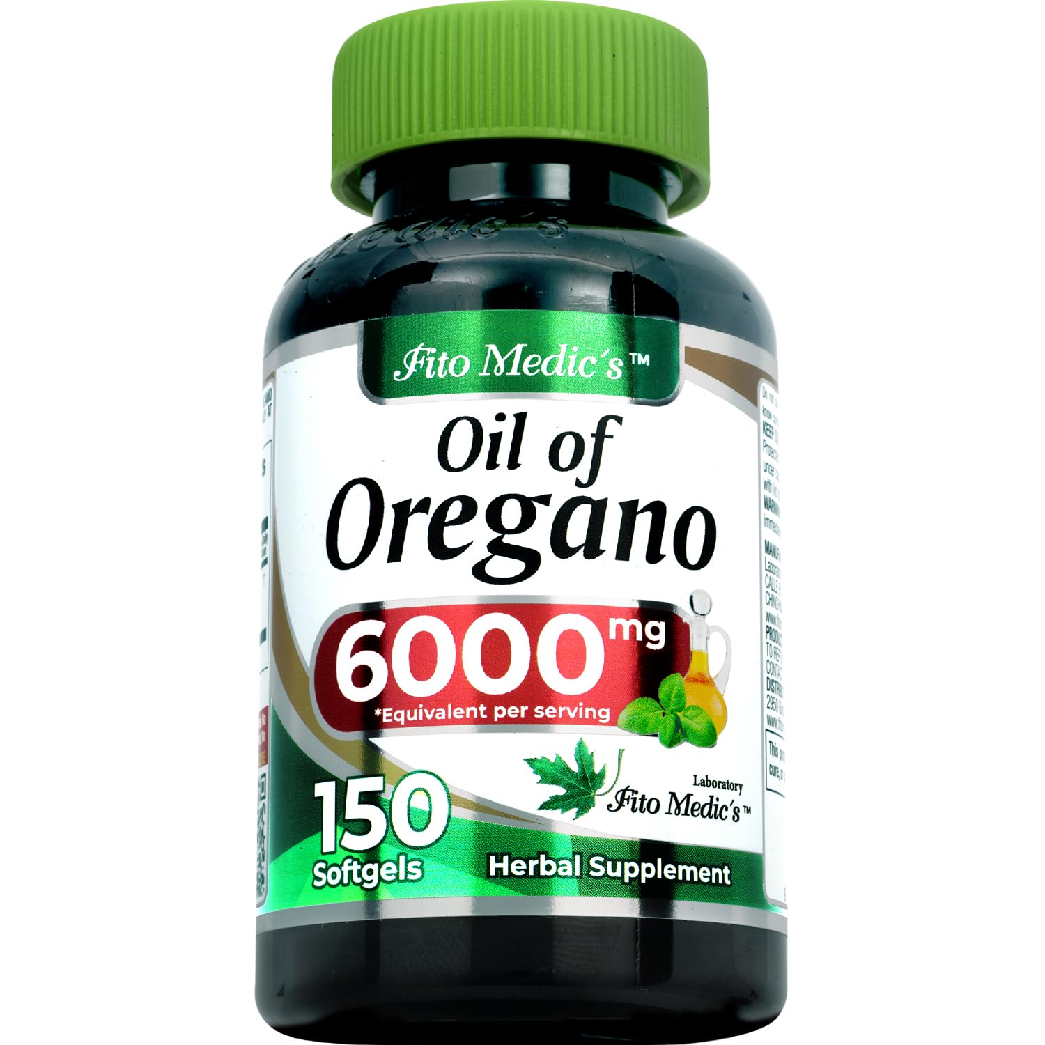 FITO MEDIC'S Lab | Oil of Oregano | 150 softgels | Oregano Oil | Herbal Supplement. - Maple Wellness Supplements