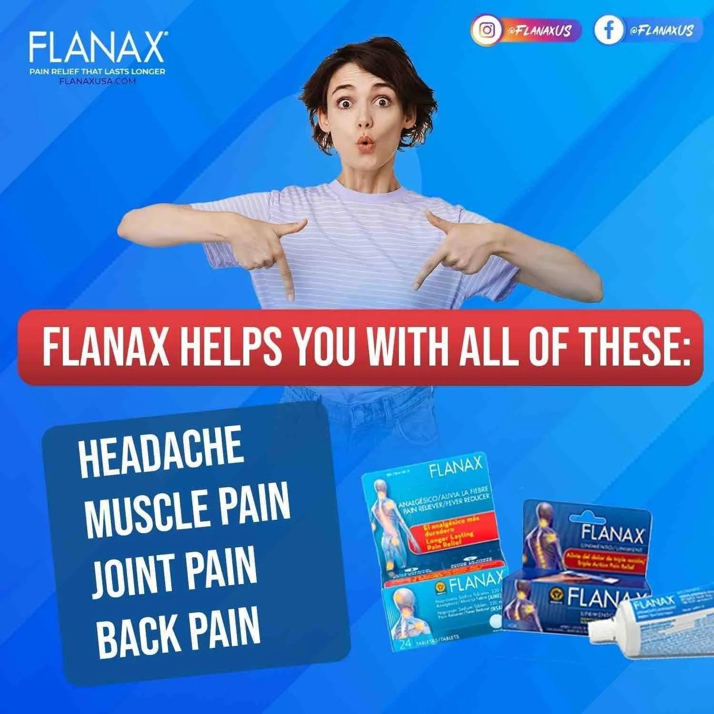 Flanax Dual-Action Pain Relief Kit - Maple Wellness Supplements