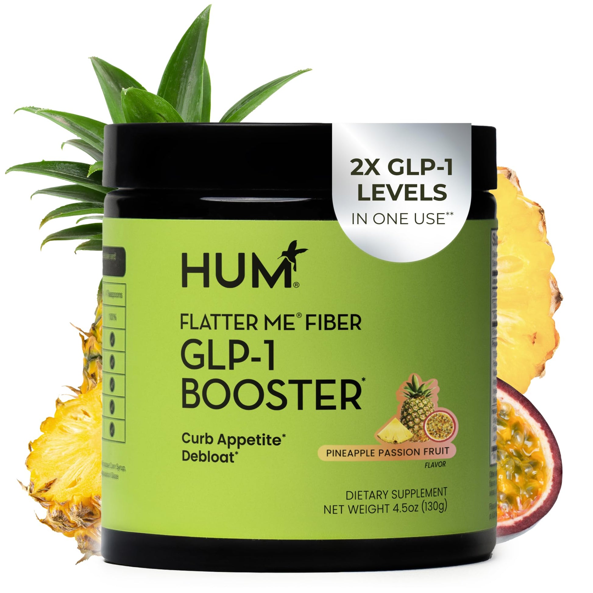 Flatter Me Fiber Booster – Fiber Supplement for Women & Men, Prebiotics & Enzymes for Weight Support, Reduce Bloating - Maple Wellness Supplements