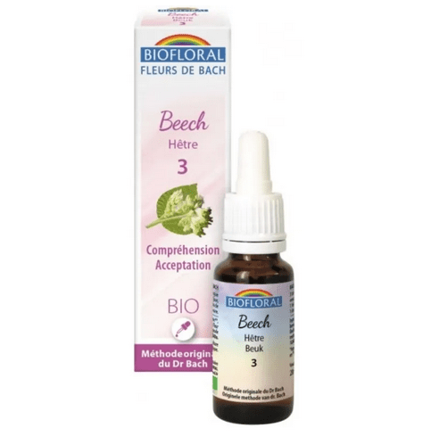 Fleur de Bach BIO Beech (Hêtre) Flacon 20 ml BIOFLORAL - Maple Wellness Supplements