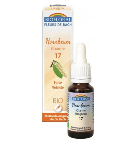 Fleur de Bach BIO Hornbeam (Charme) Flacon 20 ml BIOFLORAL - Maple Wellness Supplements