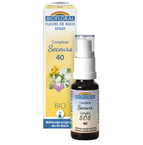 Fleur de Bach Complexe Secours 40 Spray 20ml BIOFLORAL - Maple Wellness Supplements
