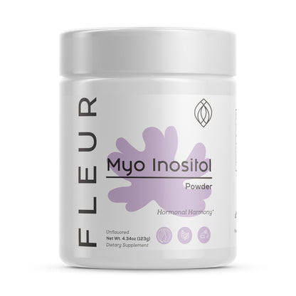 FLEUR Myo-Inositol & D-Chiro Inositol Powder, Hormone Balance and Ovarian Function - Maple Wellness Supplements