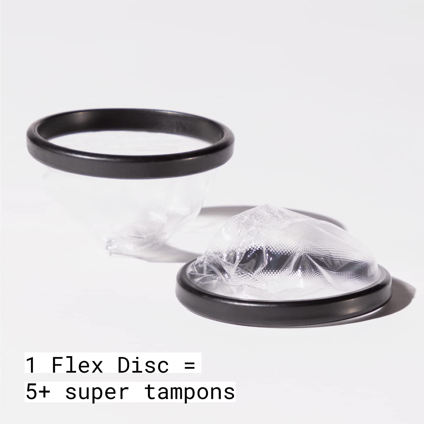 Flex Menstrual Discs | Disposable Period Discs | Reduce Cramps & Dryness | Beginner-Friendly Tampon Alternative | Capacity of 5 Super Tampons | Made in Canada | 12 Count - Maple Wellness Supplements