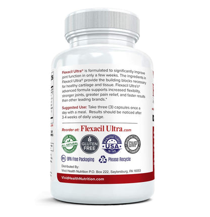 Flexacil Ultra Joint Health & Support Supplement with Glucosamine, Chondroitin - Maple Wellness Supplements