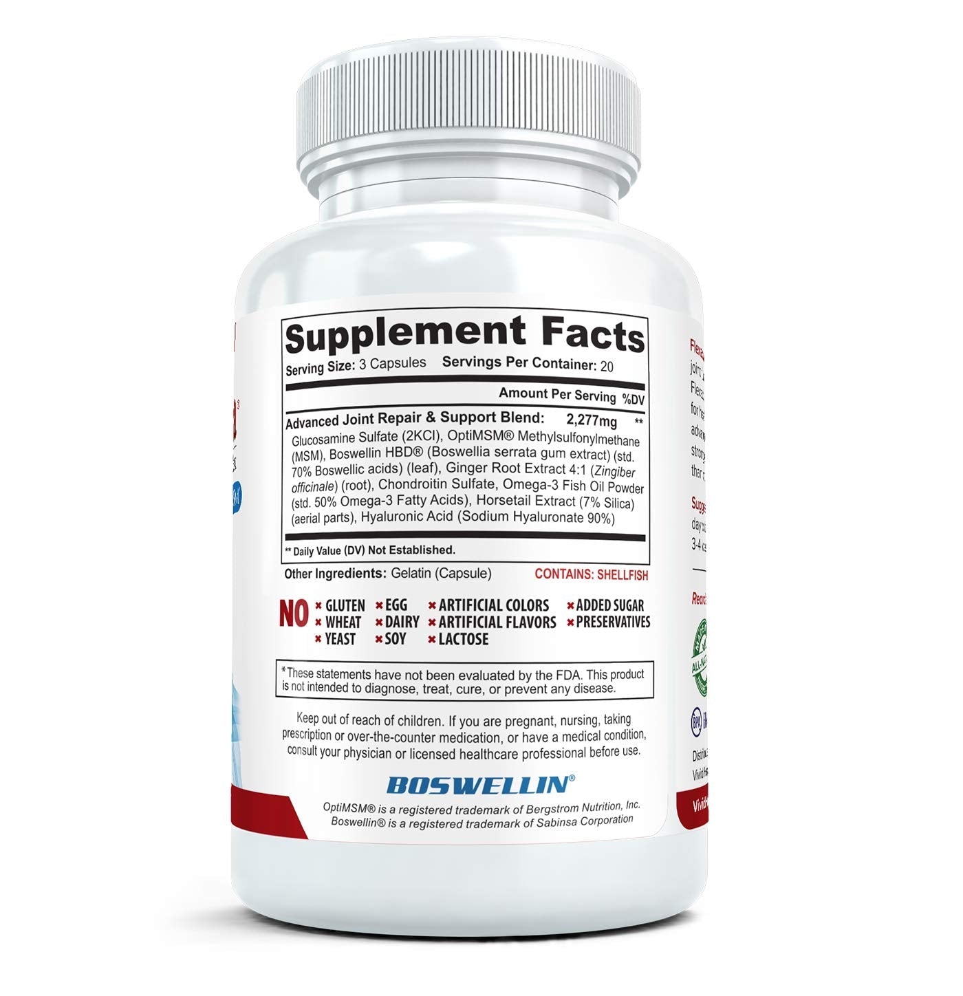Flexacil Ultra Joint Health & Support Supplement with Glucosamine, Chondroitin - Maple Wellness Supplements