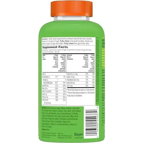 Flintstones Sour Gummy Vitamins For Kids, Kids Multivitamin Gummies with Vitamins C, B6, B12, A & Vitamin D, Support Kids Growth and Development, 180 Count - Maple Wellness Supplements
