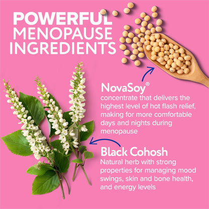 Florajen Triple-Action Menopause Probiotic - Hormonal Balance, Hot Flash, & Mood Swing Relief - Weight Management & Digestive Support - Featuring Berberine, Black Cohosh, & Botanical - 30 Capsules - Maple Wellness Supplements