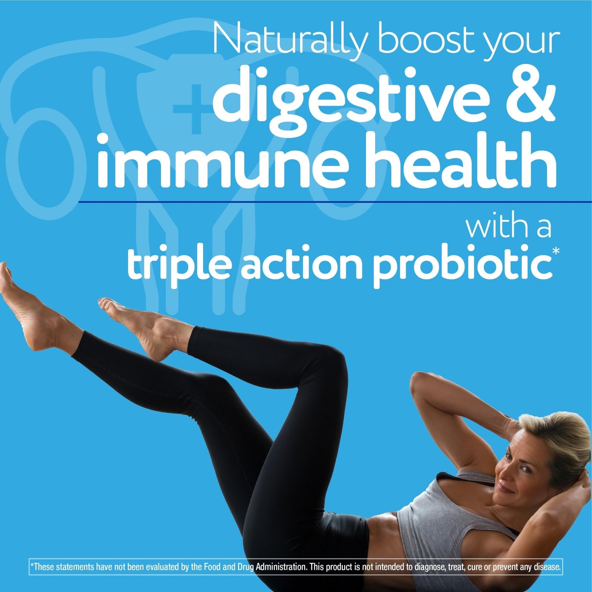 Florajen Women's Complete Triple-Action Prebiotic + Probiotic + Postbiotic for Digestive & Immune Support - Fast-Acting Relief from Constipation & Bloating - Maple Wellness Supplements