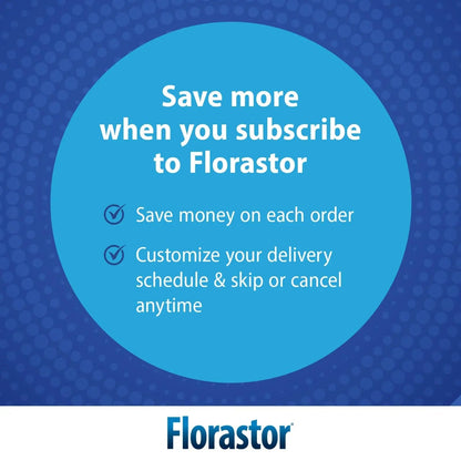 Florastor Probiotics for Digestive and Immune Health, 100 Capsules, Probiotics for Women & Men, Helps Flush Out Bad Bacteria, Boosts The Good with Our Unique Strain Saccharomyces Boulardii - Maple Wellness Supplements