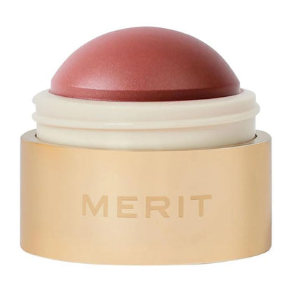 Flush Balm Cream Blush Stick - Fragrance Free, Blendable, Natural Radiant Finish, Buildable Color for Cheeks & Lips - Color: Cheeky - (Cool Pink) - Maple Wellness Supplements
