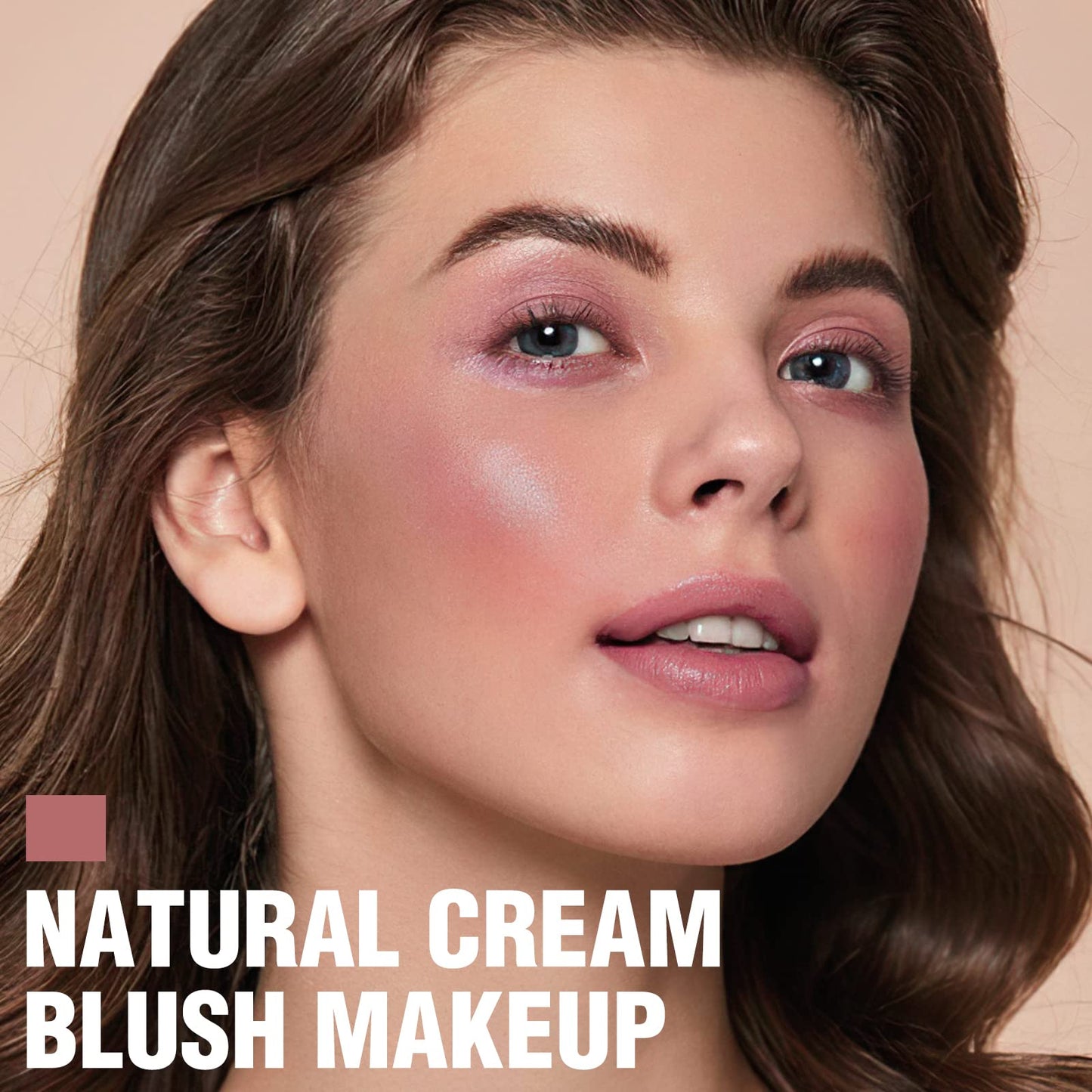 FOCALLURE Cream Blush Makeup,Buildable Blush Stick for Cheeks,Matte and Dewy Finish,Long Wearing,Easy Application,Lightweight Multi Stick,ROSE FLUSH - Maple Wellness Supplements