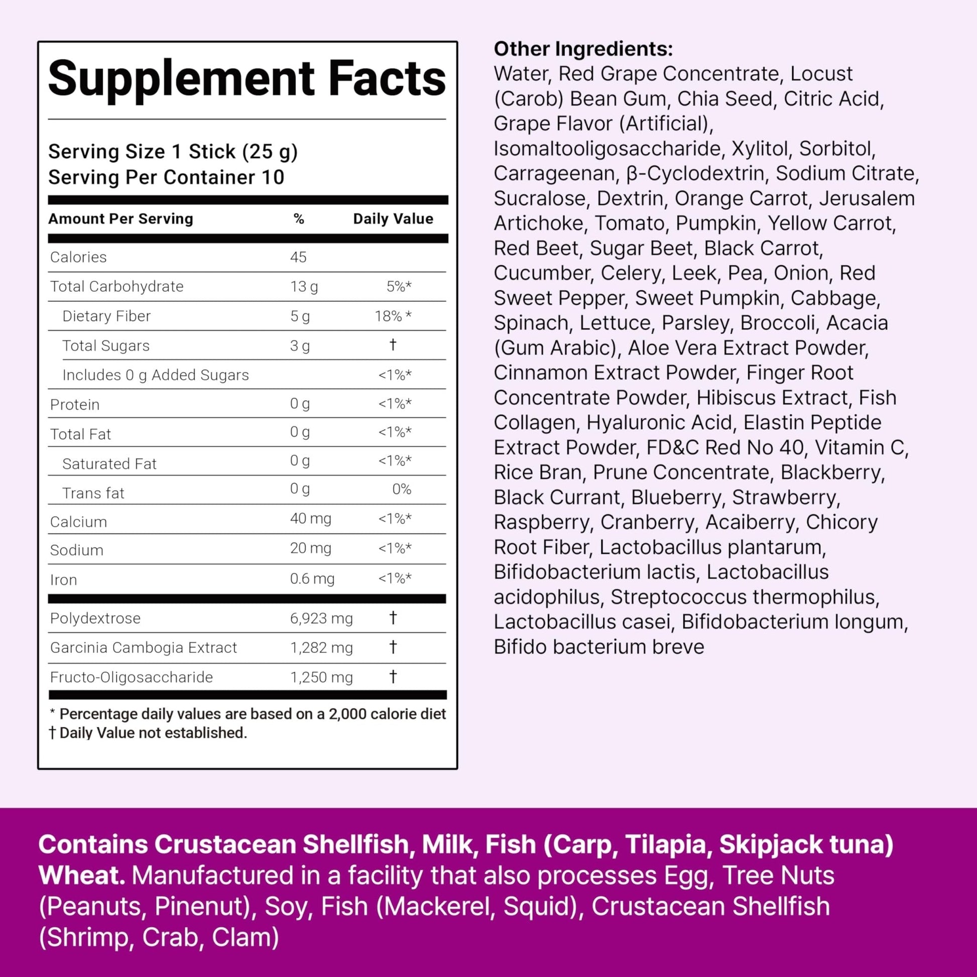 FOODOLOGY Coleology Bowel Movement Jelly (Grape & Prune) – Prebiotic Fiber Supplement for Gut Health & Daily Regularity, Chia Seeds, Korean Supplement – 10 Sticks - Maple Wellness Supplements