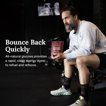 For Wellness Recovery Gummies Restore | Tart Cherry Energy Supplements with Electrolytes for Muscle Soreness, Post-Workout Performance & Recovery - Maple Wellness Supplements
