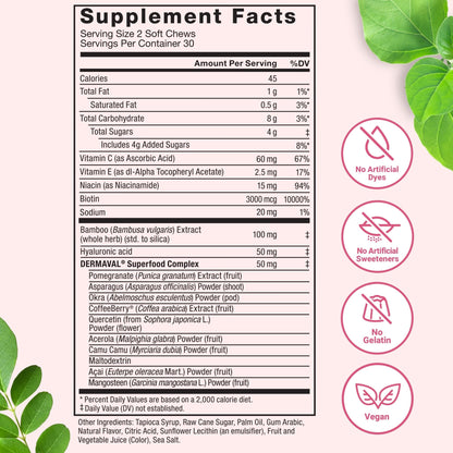 Force Factor Collagen Boosting Superfoods, Vegan Collagen Booster for Women, with Biotin, Hyaluronic Acid, and Vitamin C, for Hair, Skin, Nails, & Joint Support - Maple Wellness Supplements