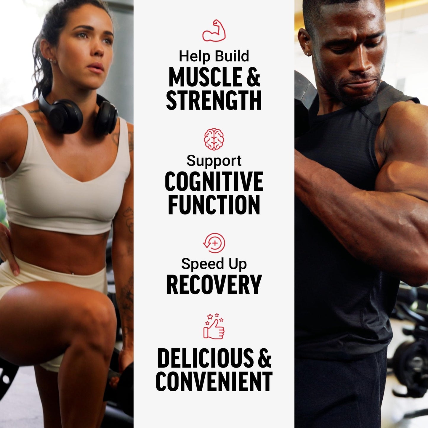 Force Factor Legendary Creatine Chews, 5g Creatine Monohydrate, Build Muscle, Improve Strength & Recovery, Support Memory & Cognitive Function, Sugar Free, Berry Blast, 60 Soft Chews - Maple Wellness Supplements