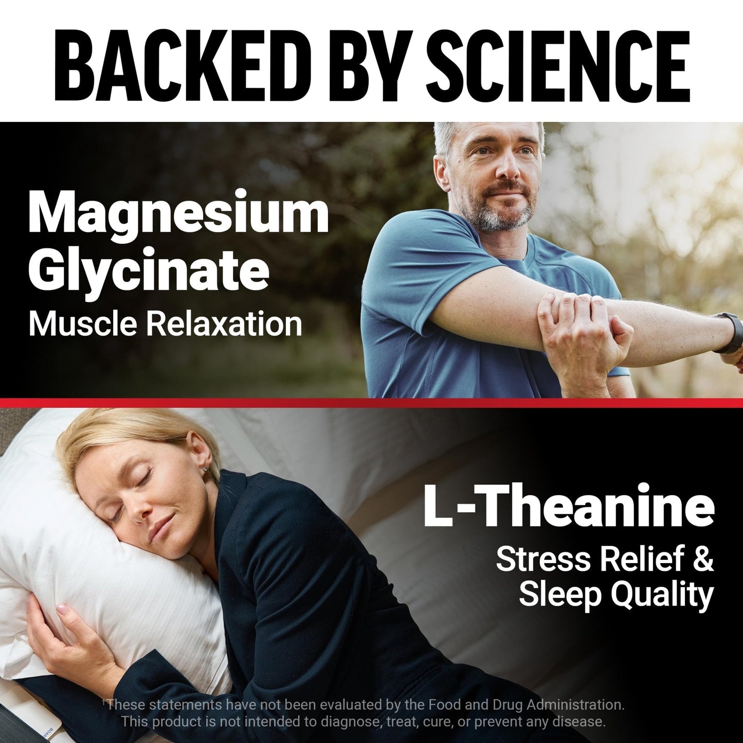 Force Factor Magnesium + L-Theanine, Magnesium Bisglycinate Supplement to Support Bones, Muscles, Nerves, Relaxation, and Mood, Vegan - Maple Wellness Supplements