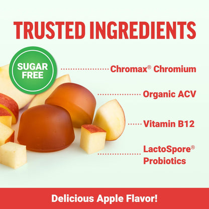 Force Factor ProbioSlim Keto ACV Gummies, Organic Apple Cider Vinegar Gummies with LactoSpore Probiotics & Prebiotics to Support Digestion, Metabolism, & Immune Health - Maple Wellness Supplements