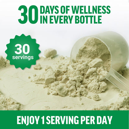 Force Factor Smarter Greens Daily Wellness Powder, Greens Superfood Powder to Support Gut Health, Bloating, & Digestion, with 40+ Superfoods - Maple Wellness Supplements