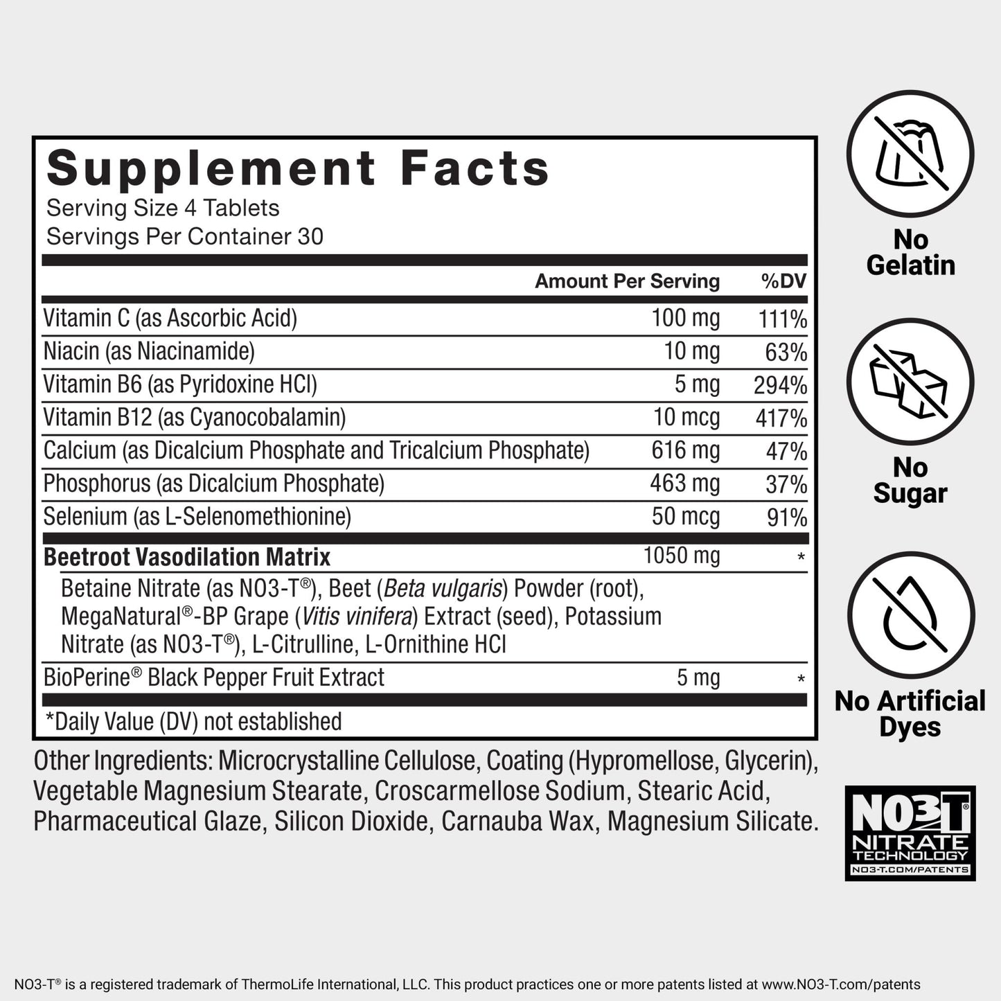 Force Factor Total Beets Blood Pressure Support with Grape Seed Extract and Non GMO Beet Root Powder for Heart Health - Maple Wellness Supplements