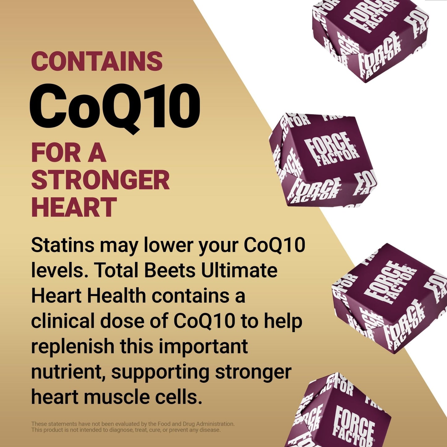 Force Factor Total Beets Ultimate Heart Health Chews for Blood Pressure Support, with Beetroot Powder, CoQ10, B Vitamins & Grapeseed Extract for Blood Flow & Energy - Maple Wellness Supplements