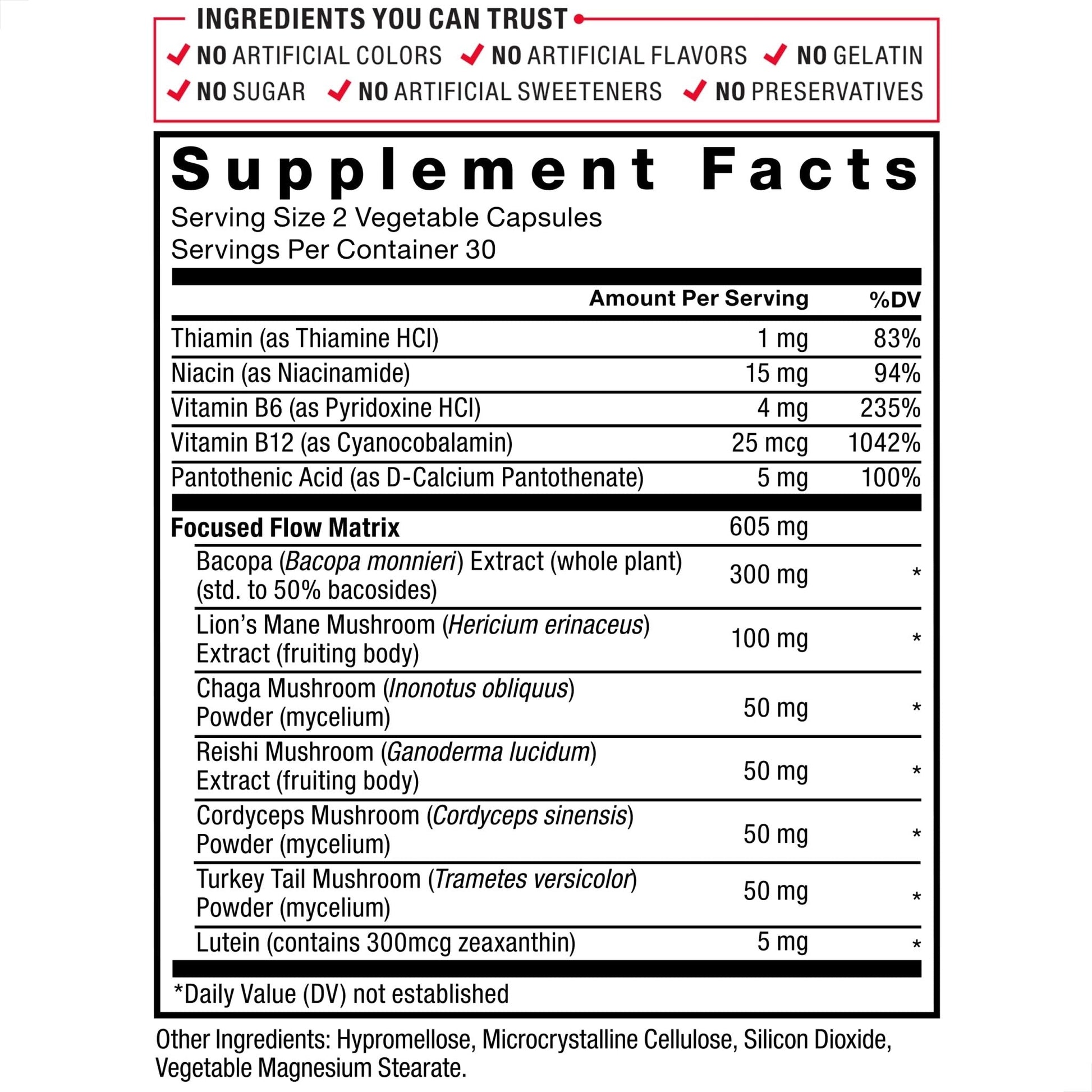 Forebrain Focus Brain Booster, Brain Supplement to Boost Clarity & Concentration, Improve Memory & Sharpness & Productivity, Nootropic Brain Support Supplement, Force Factor, 120 Capsules, Black - Maple Wellness Supplements
