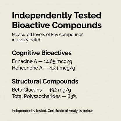 Forest Super Foods Lions Mane Supplement Capsules (120 Capsules) Organic Lions Mane Mushroom | Memory Lift Brain Supplement for Focus and Productivity. Lion Mane, Grown & Made in Australia - Maple Wellness Supplements